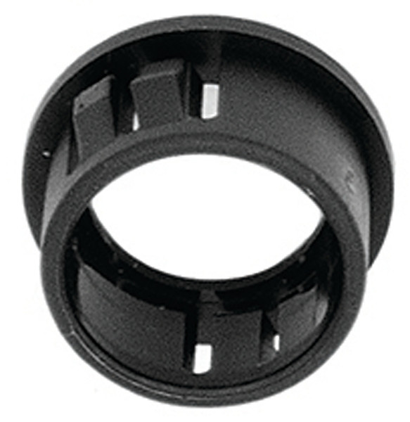 Jandorf 61435 Conduit Bushing, Nylon, Black, 1/2 in Dia Panel Hole, 0.406 in Thick Panel [SKU: ORG3394905]