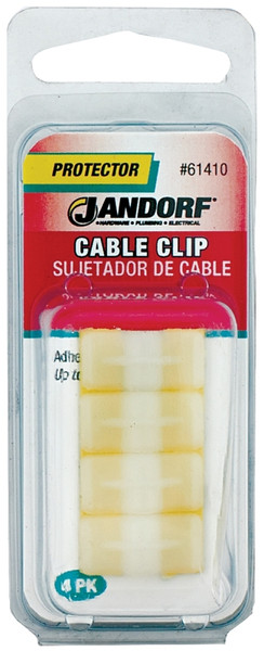 Jandorf 61410 Cable Clip, Nylon, Natural [SKU: ORG3394665]