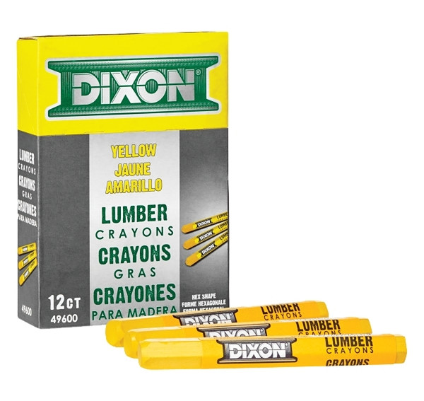 DIXON TICONDEROGA 49300 Lumber Crayon, Purple, 1/2 in Dia, 4-1/2 in L [SKU: ORG5009113]