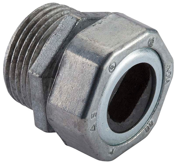Halex 10420 Watertight Connector, Compression, Zinc [SKU: ORG7196066]