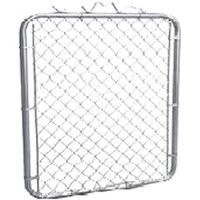 Stephens Pipe & Steel GTB03636 Fence Walk Gate, 36 in W Gate, 36 in H Gate, 12.5 ga Frame Tube/Channel, Gray [SKU: ORG6375075]