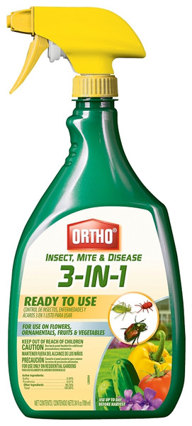 Ortho 0345510 Ready-to-Use Insect Control, Liquid, Spray Application, 24 oz Bottle [SKU: ORG7949530]