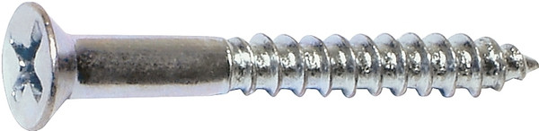 MIDWEST FASTENER 02603 Screw, #14 Thread, 1-1/2 in L, Coarse Thread, Flat Head, Phillips Drive, Sharp Point, Steel, Zinc [SKU: ORG4252110]