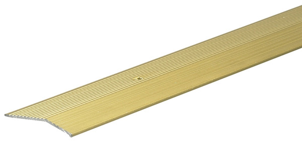 Frost King H1591FB6 Carpet Bar, 6 ft L, 2 in W, Fluted Surface, Aluminum, Gold, Satin [SKU: ORG3934973]