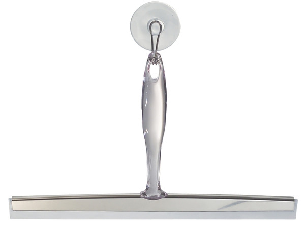 iDESIGN 58740 Shower Squeegee, 12 in Blade, 7-1/2 in OAL, Clear [SKU: ORG4657730]