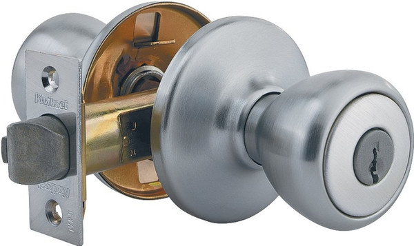 Kwikset 94002-441 Entry Knob, Metal/Satin, Satin Chrome [SKU: ORG0698837]