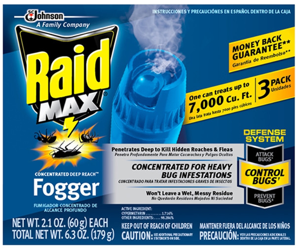 RAID MAX DEEP REACH 12565 Fogger, 875 sq-ft Coverage Area, Clear [SKU: ORG7023369]