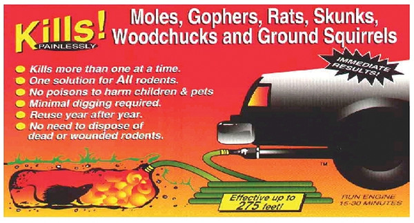 MANNING PRODUCTS UE-12 Rodent Exterminator, Underground [SKU: ORG8105876]