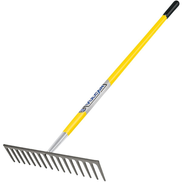 Vulcan R16MF-OR Level Rake, Fiberglass Handle, 16 Tine [SKU: ORG1896927]