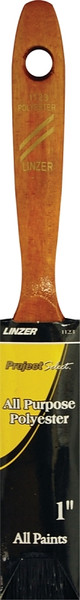 Linzer WC 1123-1 Paint Brush, 1 in W, 2-1/4 in L Bristle, Beaver Tail Handle [SKU: ORG6177562]