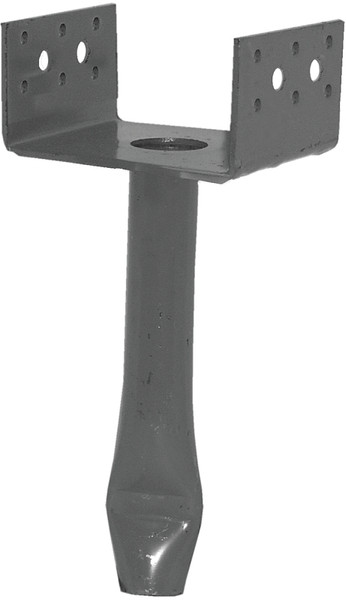 MiTek EPB6608 Elevated Post Base, 6 x 6 in Post/Joist, Steel, Primed [SKU: ORG6388557]