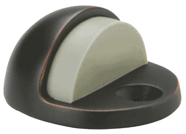 Schlage Ives Series FS436B-716 Dome Stop, 1-3/4 in Dia Base, Brass, Aged Bronze [SKU: ORG5396205]