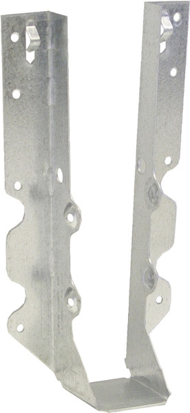 MiTek JUS210 Slant Joist Hanger, 7-3/4 in H, 1-3/4 in D, 1-9/16 in W, 2 in x 10 to 12 in, Steel, G90 Galvanized [SKU: ORG6955009]