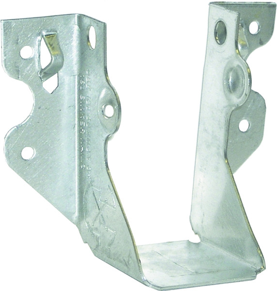 MiTek JUS24-TZ Slant Joist Hanger, 3-1/8 in H, 1-3/4 in D, 1-9/16 in W, 2 in x 4 in, Steel, Zinc, Face Mounting [SKU: ORG9849415]