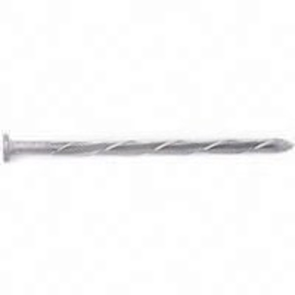 ORGILL BULK NAILS 00033262 Log Spike Nail, Steel, Galvanized, Flat Head, Spiral Shank, 50 lb [SKU: ORG6888663]