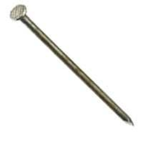 ProFIT 0054262 Finishing Nail, 8 in L, Carbon Steel, Hot-Dipped Galvanized, Flat Head, Round Shank, 50 lb [SKU: ORG0302034]