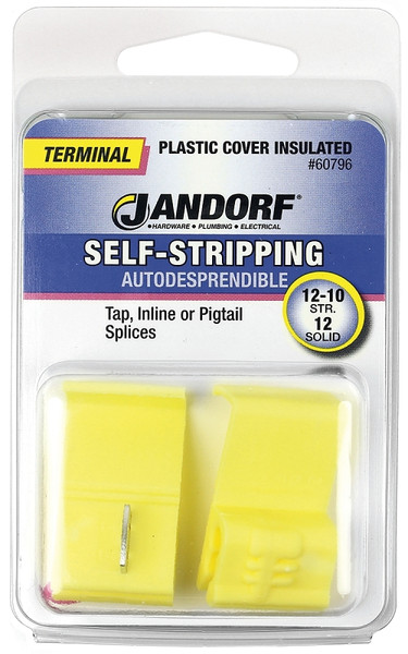Jandorf 60796 Terminal, 12 to 10 AWG Wire, Plastic Insulation, Yellow [SKU: ORG3399821]