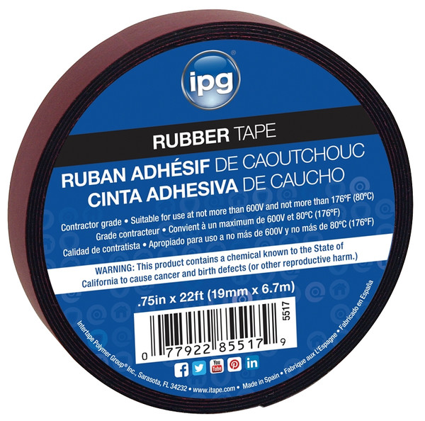IPG 5517 Electrical Tape, 22 ft L, 3/4 in W [SKU: ORG8316879]