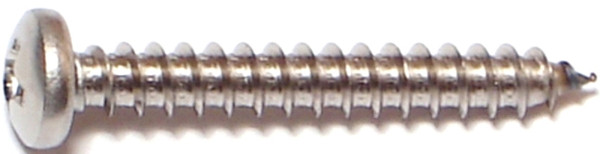 MIDWEST FASTENER 05111 Screw, #8 Thread, Coarse Thread, Pan Head, Phillips Drive, Self-Tapping, Sharp Point, 100 PK [SKU: ORG4586103]