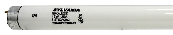 Sylvania 21657 Fluorescent Bulb, 15 W, T8 Lamp, Medium Lamp Base, 325 Lumens, 7500 hr Average Life [SKU: ORG5196779]