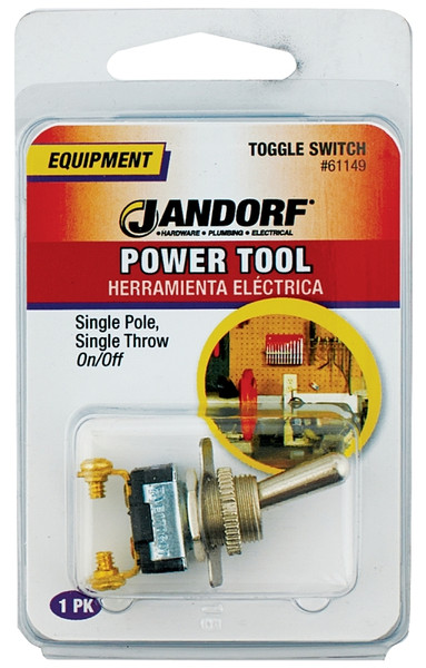 Jandorf 61149 Switch, 10/15 A, 120/240 V, SPST, Screw Terminal [SKU: ORG3402781]