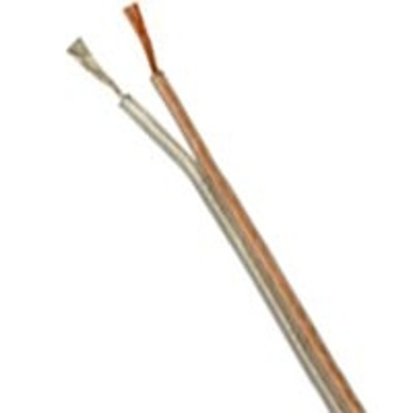 CCI 946036618 Speaker Cable, 18 AWG Wire, PVC Sheath, Clear Sheath [SKU: ORG9346776]