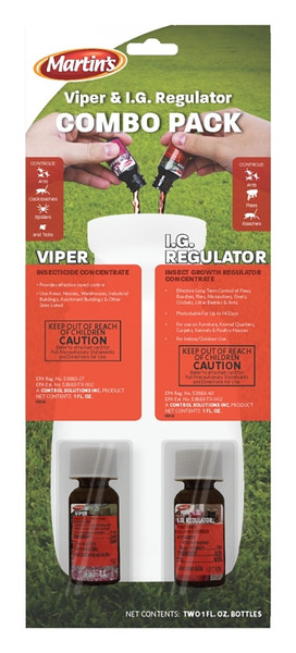 Martin's 82005006 Viper/IGR Combo Pack, Liquid, Indoor, 1 oz [SKU: ORG9963984]