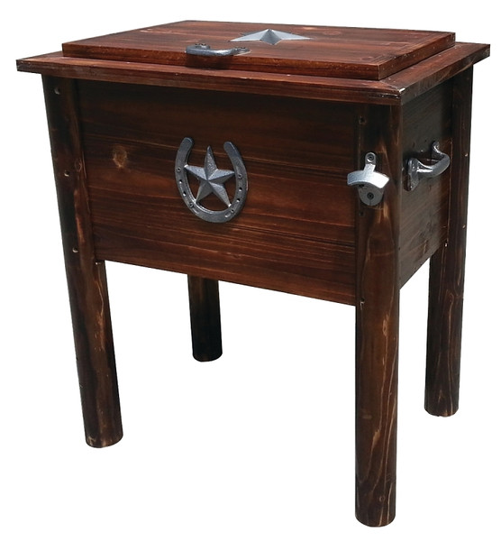 Leigh Country TX94012 Cooler, 54 qt Cooler, Wood [SKU: ORG9150723]