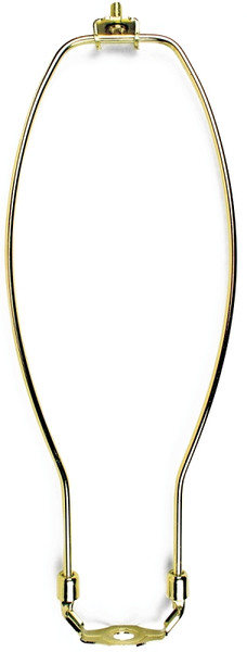 Jandorf 60123 Lamp Harp, 12 in L, Polished Brass Fixture [SKU: ORG3403573]