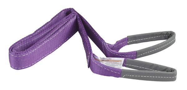 ProSource FH4018 Lifting Sling, Polyester, Purple [SKU: ORG0250720]