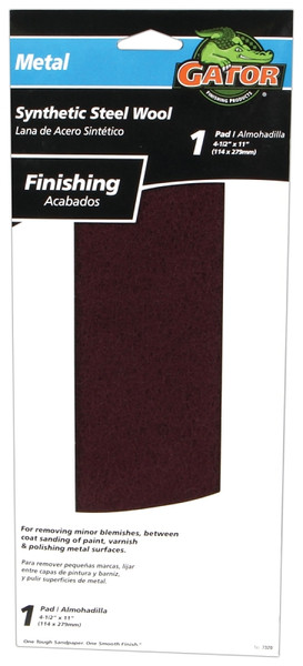 Gator 7320 Finishing Pad, 11 in L, 4-1/2 in W, 1000 Grit [SKU: ORG7086630]