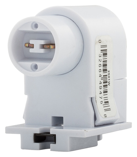 Eaton Wiring Devices 2501W-BOX Lamp Holder, 600 VAC, 660 W, White [SKU: ORG6971675]