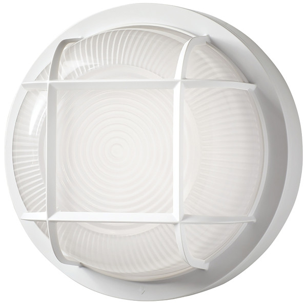 ETI MB Series 504081020 Round Marine Bulkhead Light, 120/277 V, 6.9 W, LED Lamp, 139.3 to 180 deg Beam, White [SKU: ORG5347737]