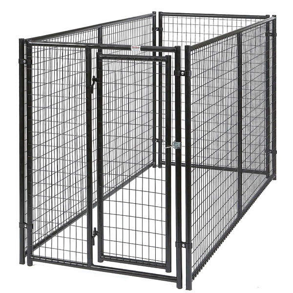 Behlen Country 38100337 Complete Magnum Dog Kennel, 5 ft OAL, 10 ft OAW, Zinc, Gray [SKU: ORG4158903]