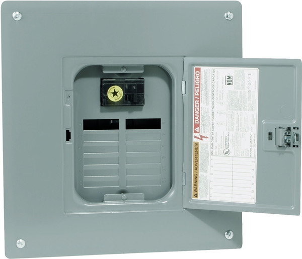 Square D QO112M100C Load Center, 12 -Pole, 100 A, 12 -Space, NEMA 1 Enclosure, Flush, Surface Mounting [SKU: ORG6700157]