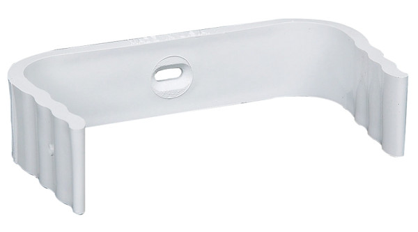 Euramax M0634 Series M0634-30 Downspout Band, Vinyl, White, Wall Mounting [SKU: ORG5351523]