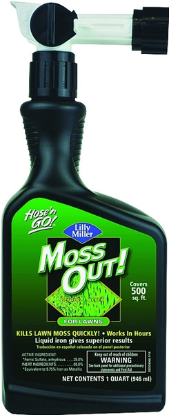 Moss Out! 100503873 Moss Killer, Liquid, Spray Application, 32 oz [SKU: ORG3586625]