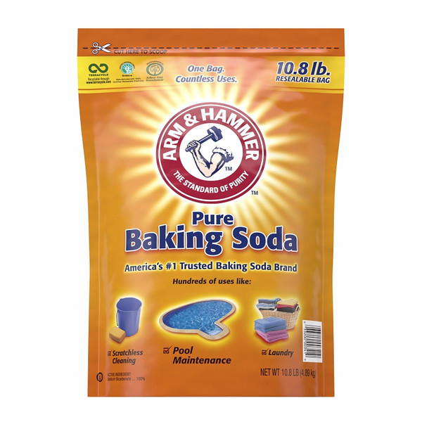 R3 01191 Resealable Baking Soda, 12 lb Bag, Crystalline, White [SKU: ORG4739660]