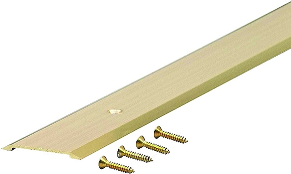 M-D 09563 Saddle Threshold, 36 in L, 1-3/4 in W, Aluminum, Bright Gold [SKU: ORG4621629]