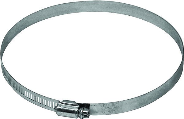 Lambro 284L Worm Gear Clamp, 4 in Duct, Clamping Range: 3-9/16 to 4-1/2 in, Steel, Zinc [SKU: ORG9502931]
