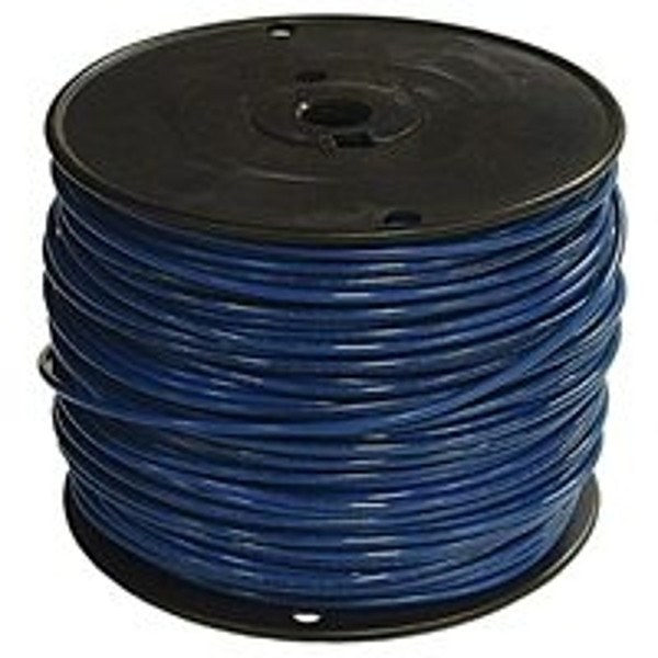 Southwire 14BLUE-STRX500 Building Wire, 14 AWG Wire, 1 -Conductor, 500 ft L, Copper Conductor, Nylon Sheath [SKU: ORG6692636]