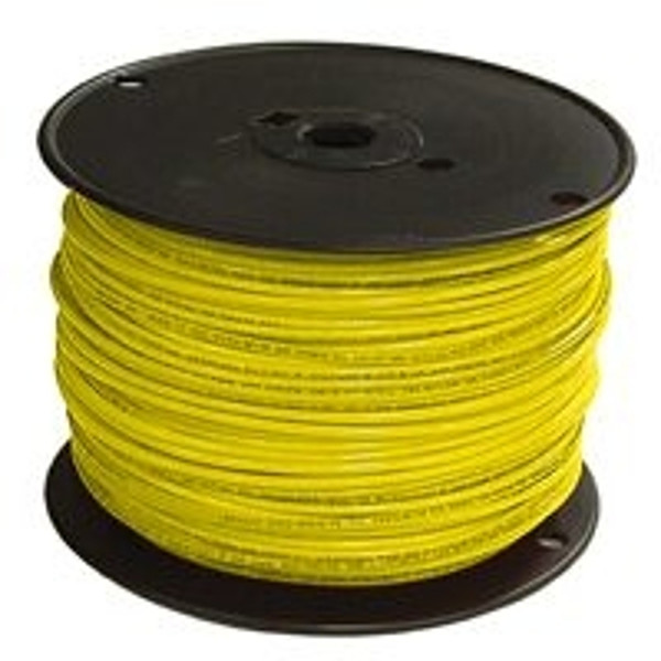 Southwire 12YEL-SOLX500 Building Wire, 12 AWG Wire, 1 -Conductor, 500 ft L, Copper Conductor, Nylon Sheath [SKU: ORG6692875]