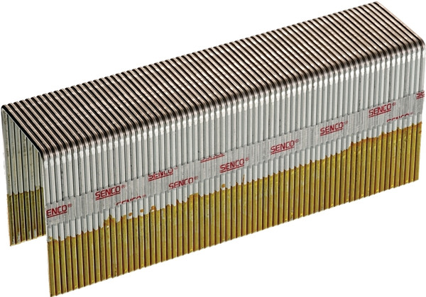 SENCO P19BAB Wire Staple, 1 in W Crown, 1-3/4 in L Leg, 16 Gauge, Galvanized Steel [SKU: ORG8414047]