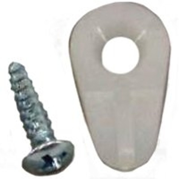 US Hardware WP-8830H Screen Clip, 1/2 in, Nylon [SKU: ORG6444442]