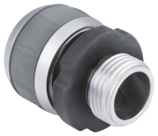 GILMOUR MFG 805814-1001 Hose Mender, Compression Male, Metal [SKU: ORG7343551]