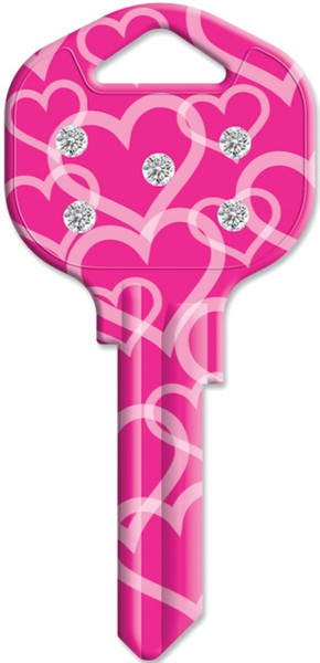 HY-KO 16005KW1-HTS Key Blank, Brass, Painted, For: Kwikset KW1, Titan KW10 Keyways [SKU: ORG0256420]