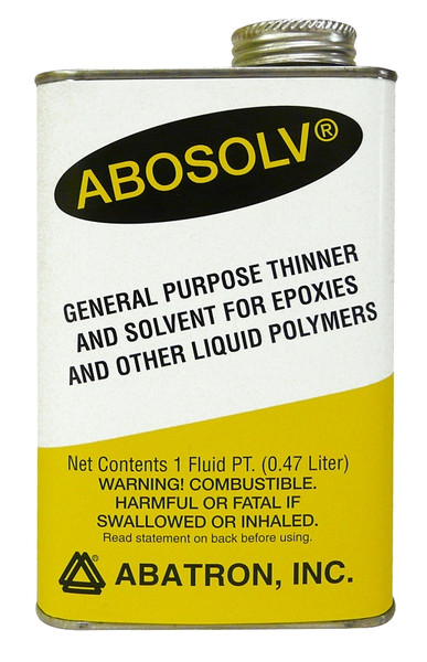 ABATRON Abosolv ASPR Wood Repair Solvent, Liquid, Irritating Aromatic, Clear, 1 pt [SKU: ORG5466271]