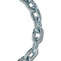 Koch A01161 Proof Coil Chain, 3/16 in, 20 ft L, 30 Grade, Carbon Steel, Electro-Galvanized [SKU: ORG6514657]