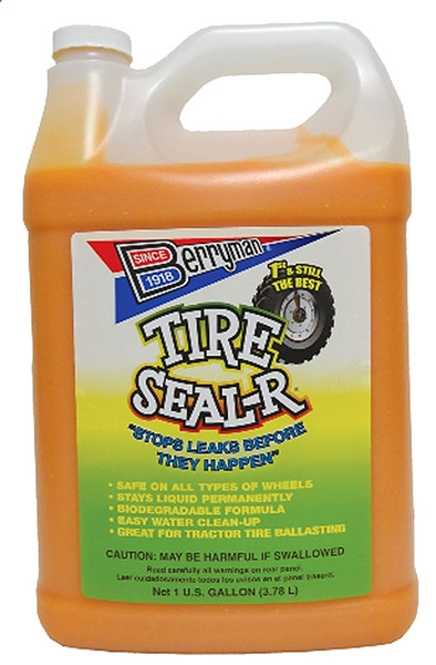 Berryman 1301 Tire Sealer, 1 gal Bottle with Pump, Liquid, Practically Odorless [SKU: ORG3254356]