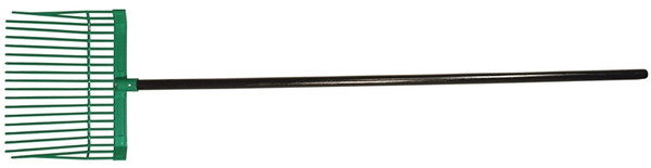 UnionTools 76218 Manure/Bedding Fork, Round Tine, Polycarbonate Tine, Wood Handle, Straight Handle, 52 in L Handle [SKU: ORG2481455]